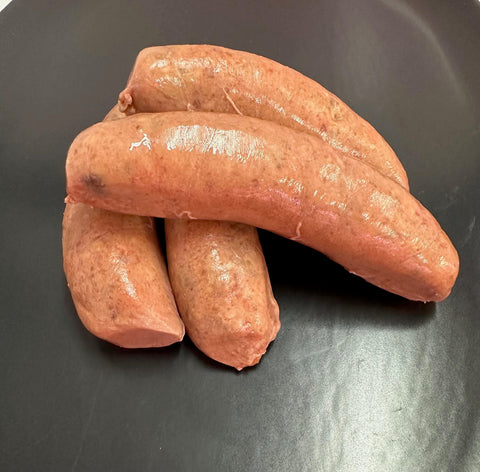 SLOW COOKED CHILLI LAMB SHANK WITH JALAPEÑO & CHEESE SAUSAGES (GF)